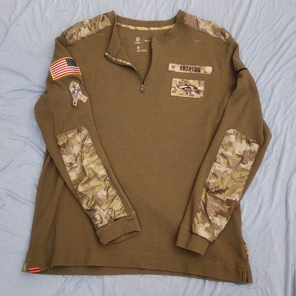 Men's Denver Broncos salute to service waffle henley - Picture 5 of 7